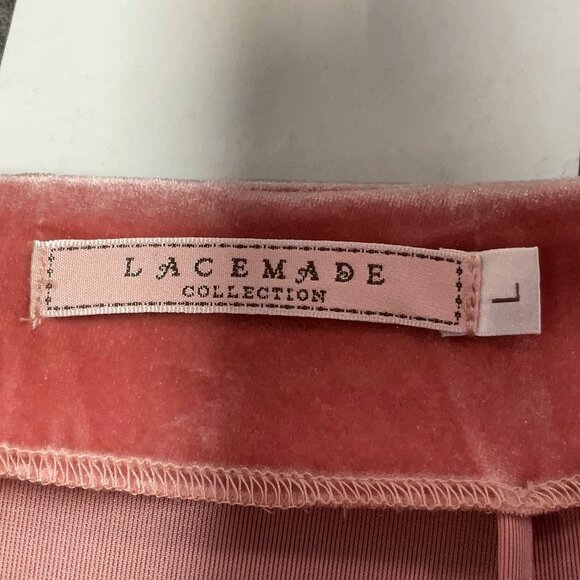 LACEMADE Velvet Rose Petal himekaji hime gyaru wrap skirt size L - Picture 7 of 7